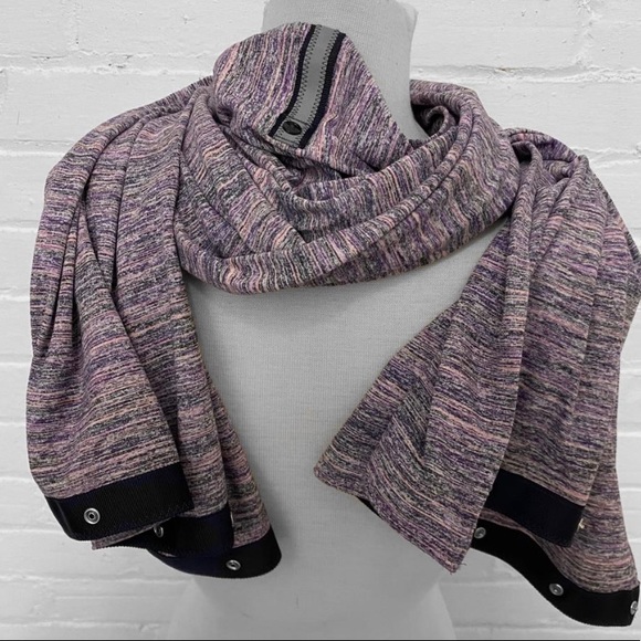 Lululemon Space Dye Camo Tender Violet Vinyasa Scarf/Wrap - Picture 3 of 6